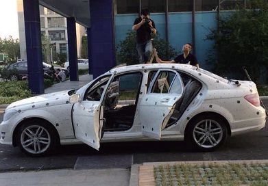 汽車、船模等大型物體掃描